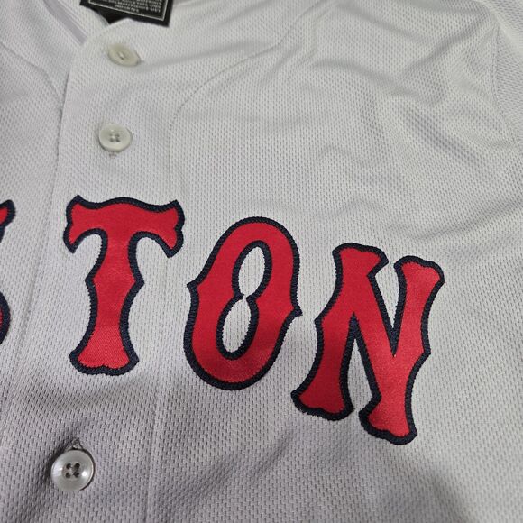 NIKE Authentic Boston Red Sox Flex Base Elite USA MADE Road Gray Jersey Mens 40 - Picture 2 of 11